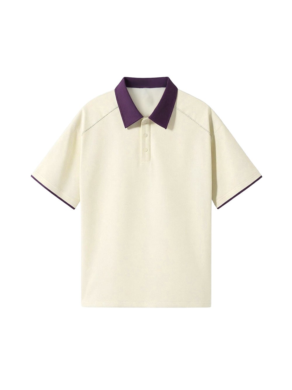 Raglan Polo Shirt — Apricot