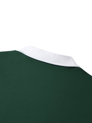 Raglan Polo Shirt - Dark Green