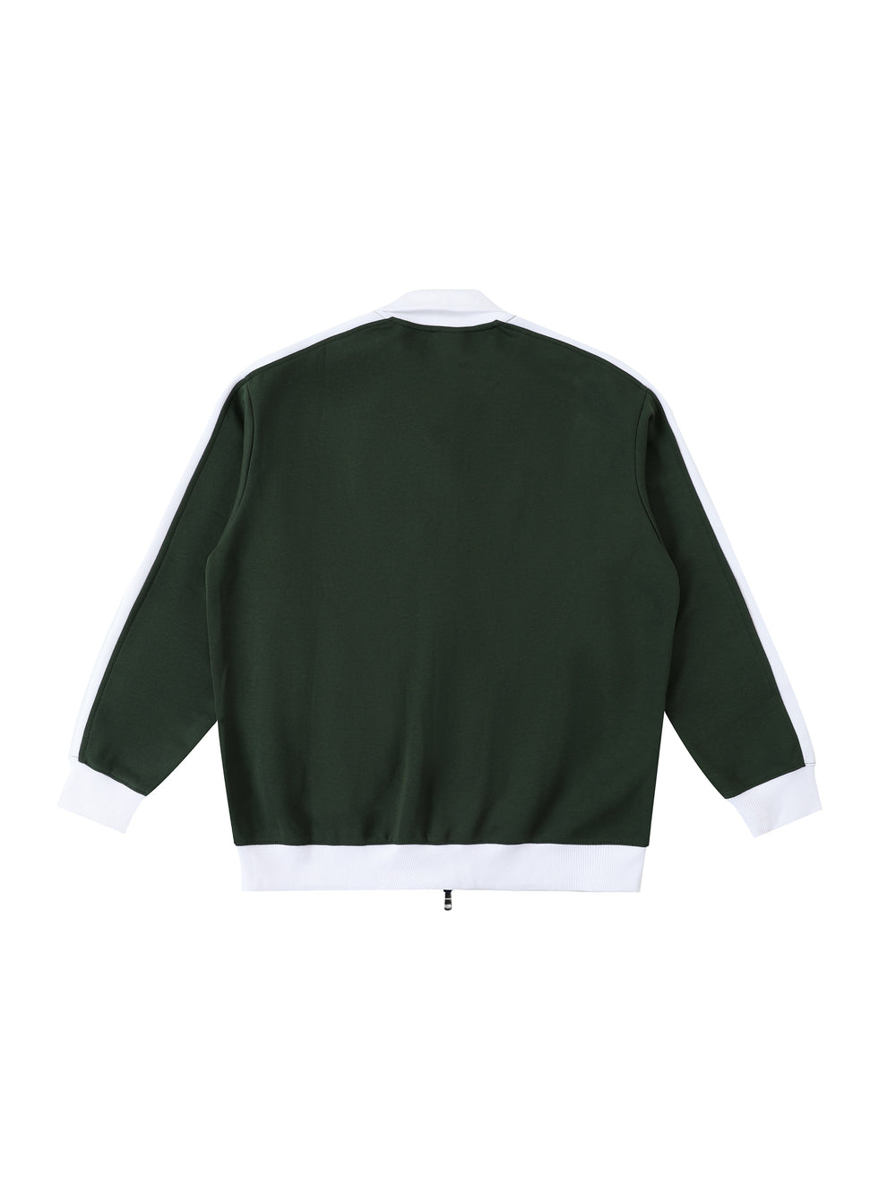 Trim Track Jacket — Dark Green / White