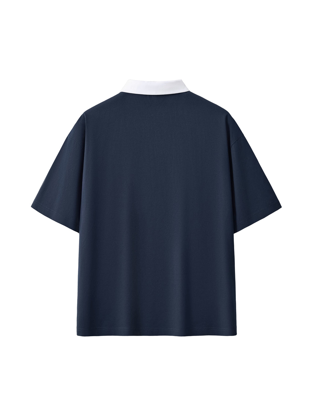 Contrast Polo Shirt — Navy