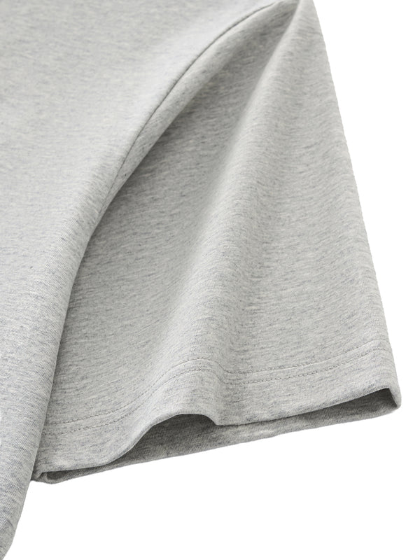 Contrast Polo Shirt — Gray