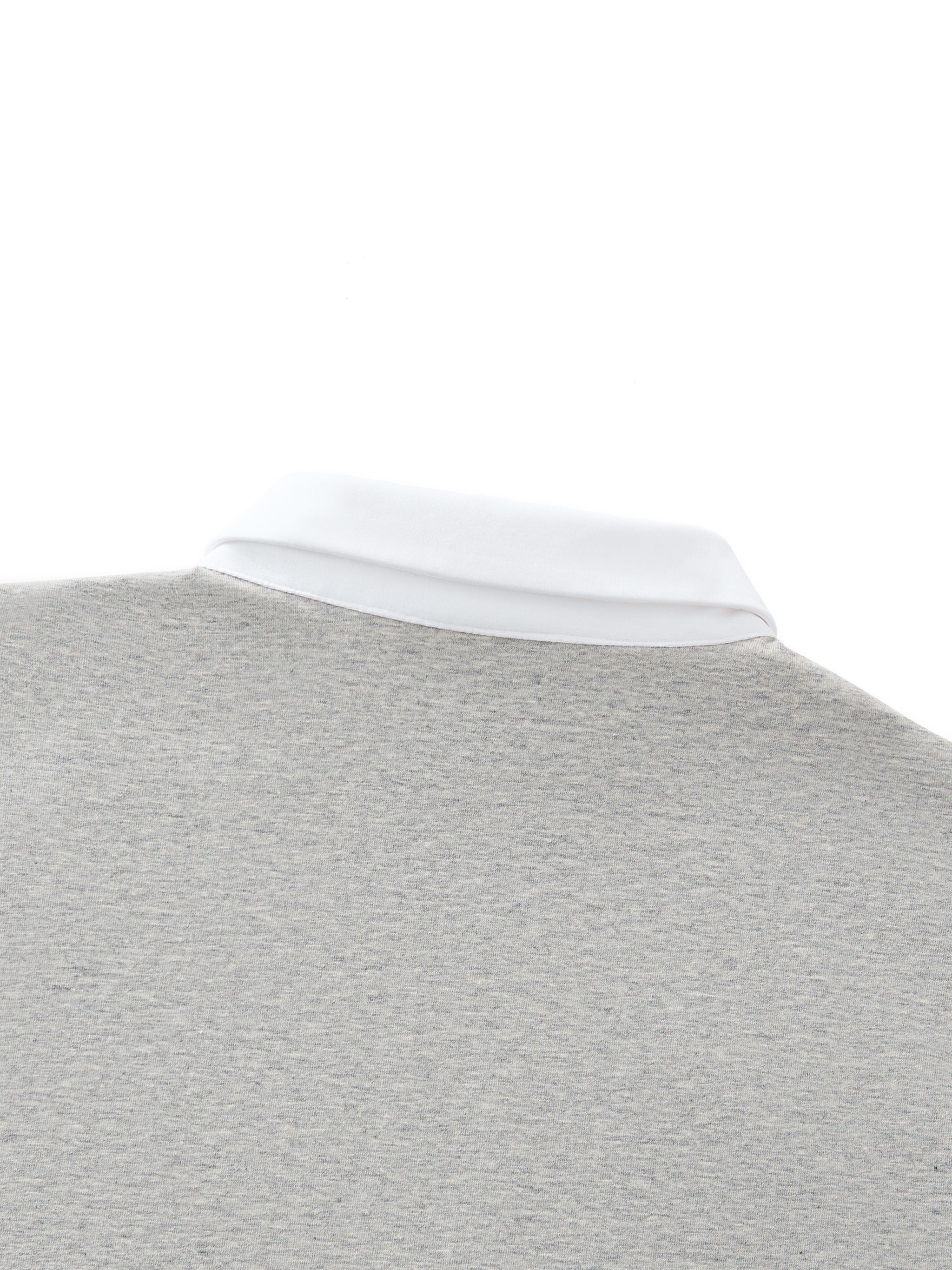 Contrast Polo Shirt — Gray