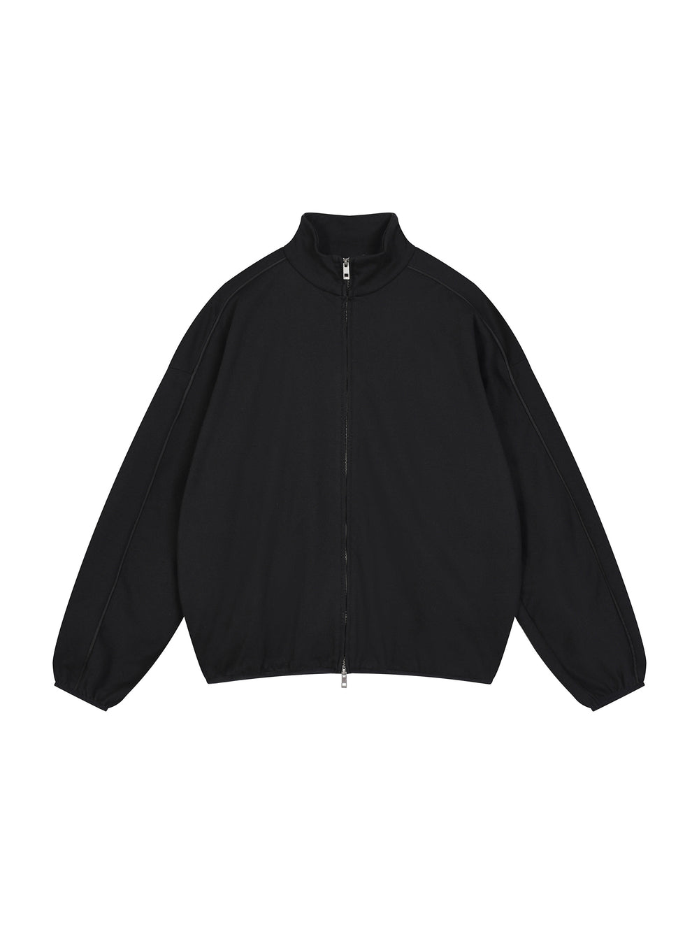 Stand Collar Jacket — Black