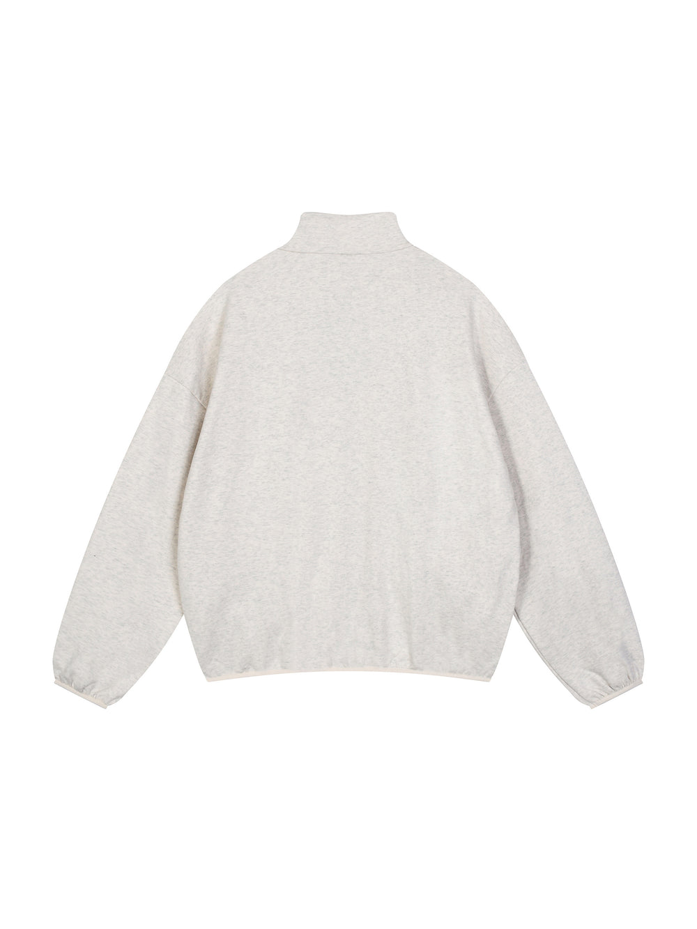 Stand Collar Jacket — Oat Gray