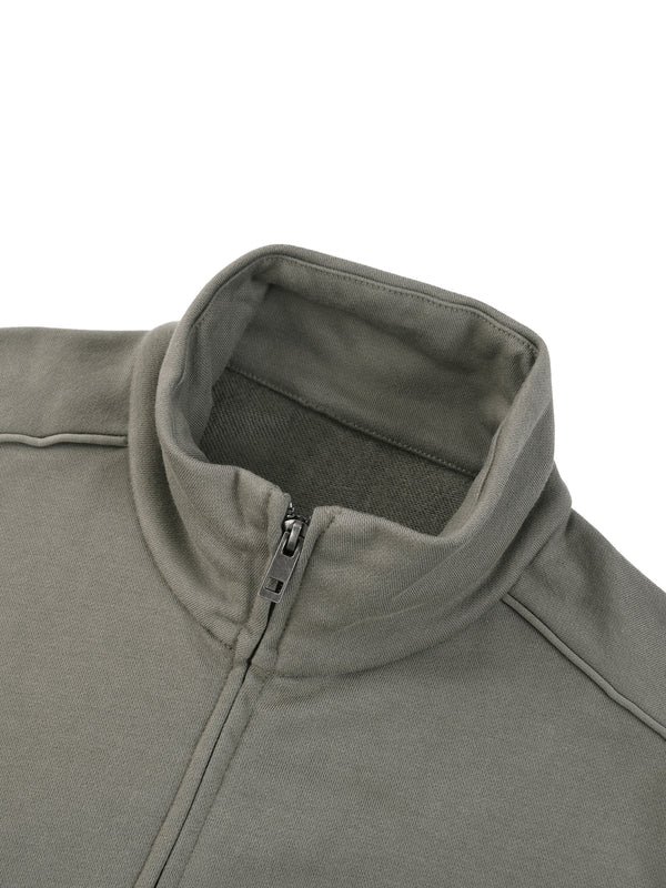Stand Collar Jacket — Army Green