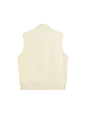 Zip Vest — Apricot