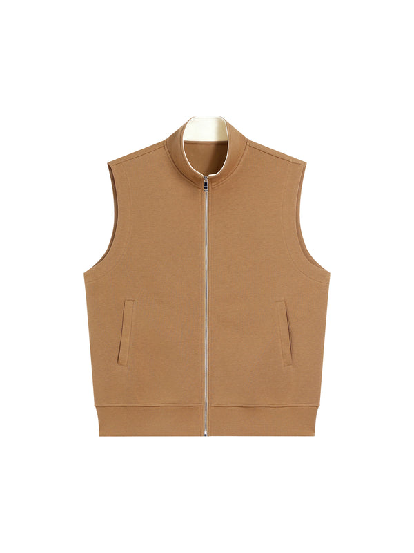 Zip Vest — Khaki