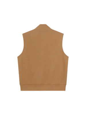 Zip Vest — Khaki