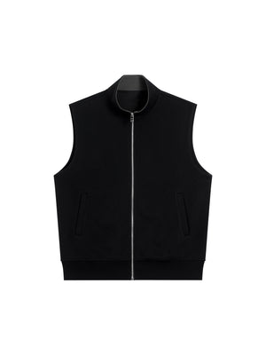 Zip Vest — Black