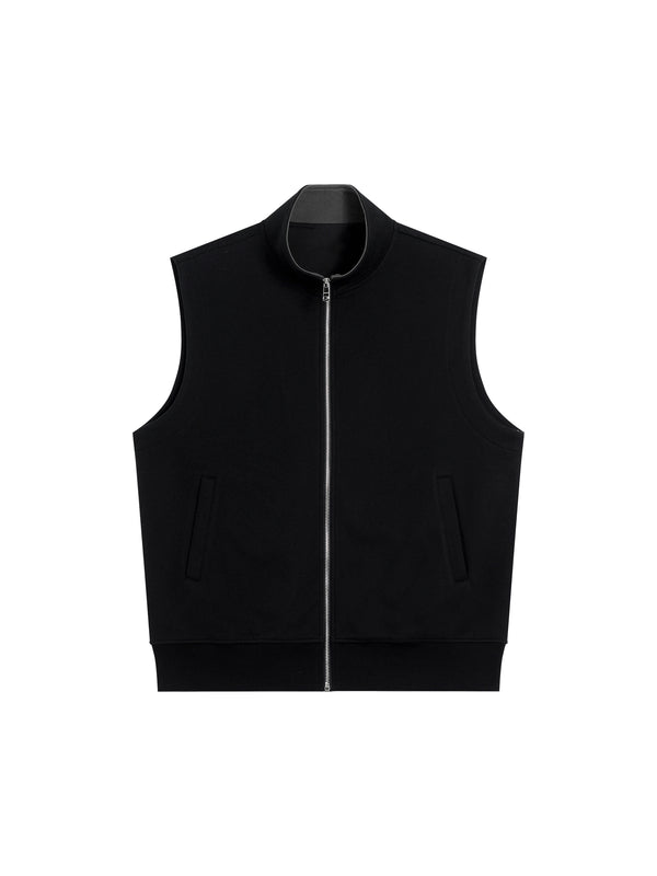 Zip Vest — Black