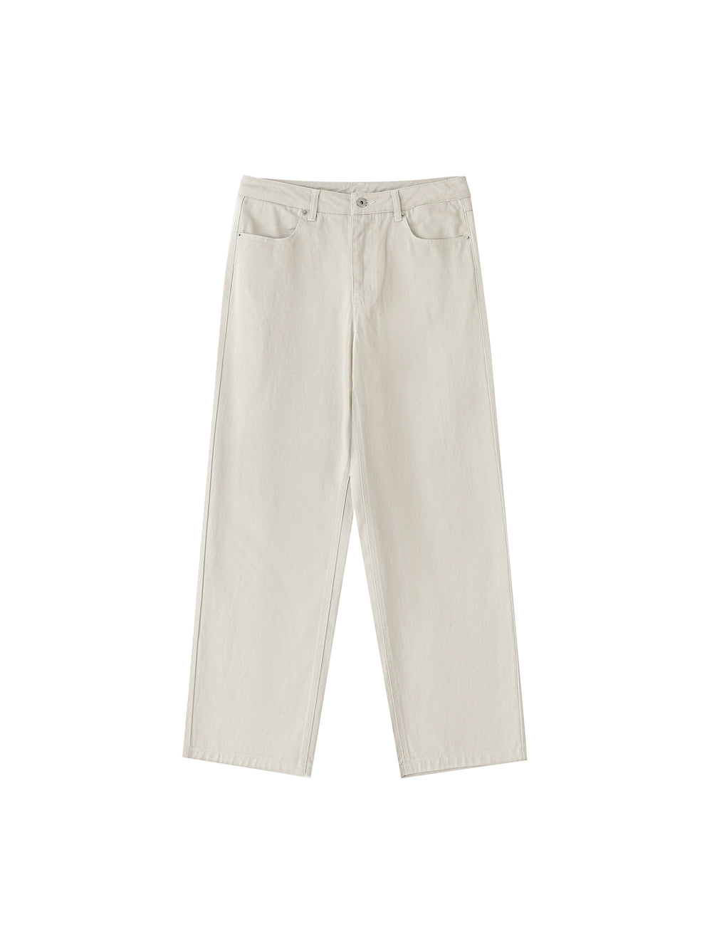 Heavyweight Cotton Straight - Pale Khaki