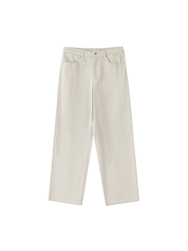 Heavyweight Cotton Straight - Pale Khaki