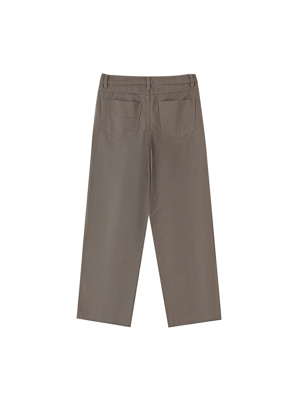 Straight Leg Pants — Light Coffee