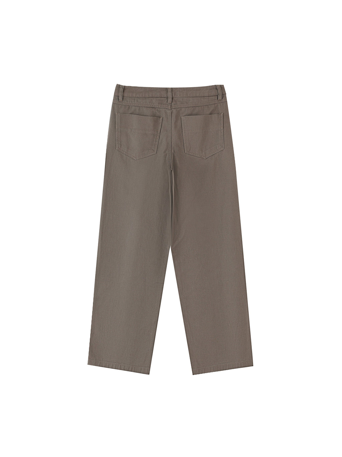 Straight Leg Pants — Light Coffee