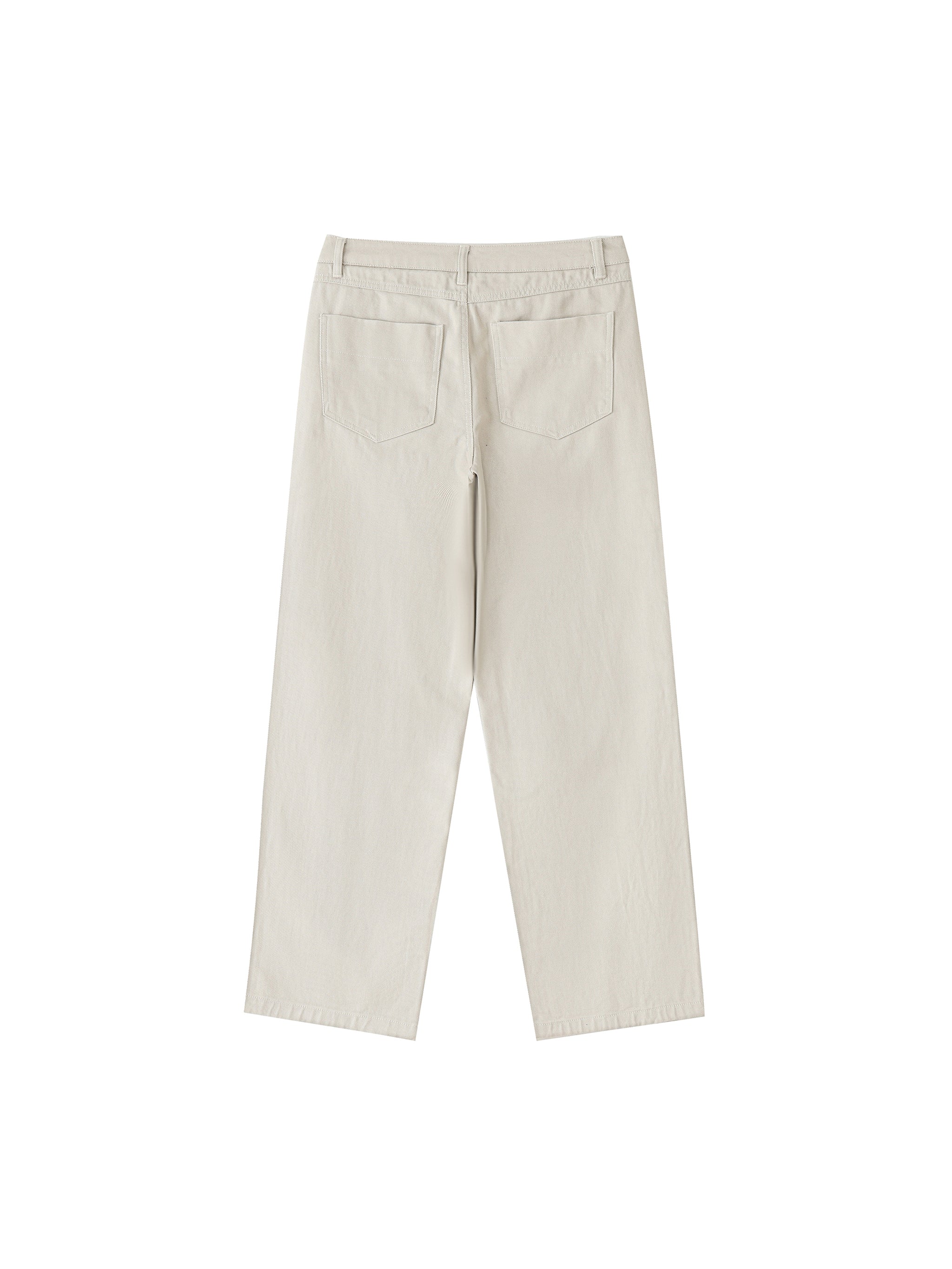 Heavyweight Cotton Straight - Pale Khaki