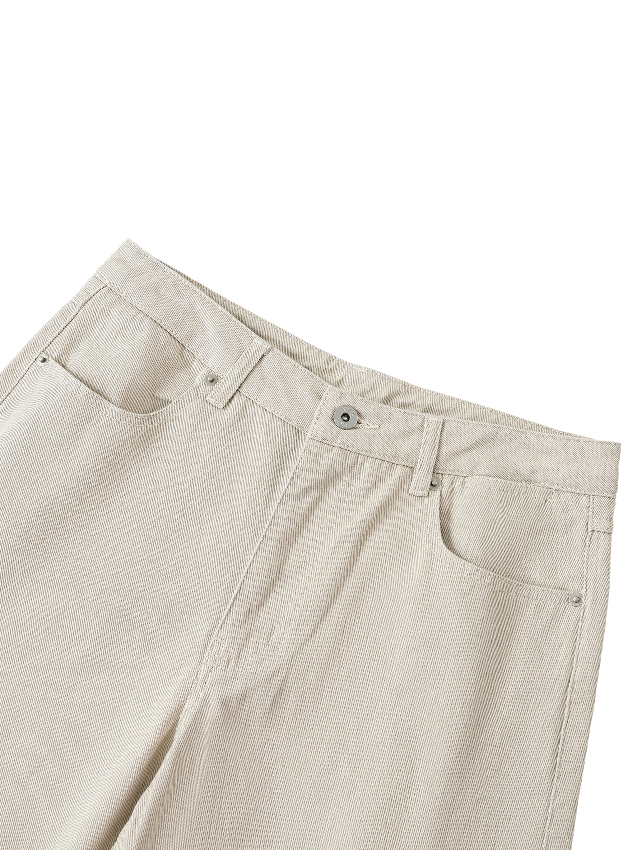 Heavyweight Cotton Straight - Pale Khaki