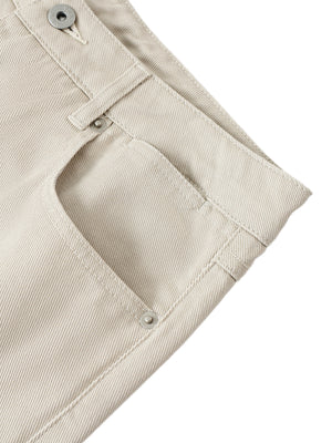 Heavyweight Cotton Straight - Pale Khaki