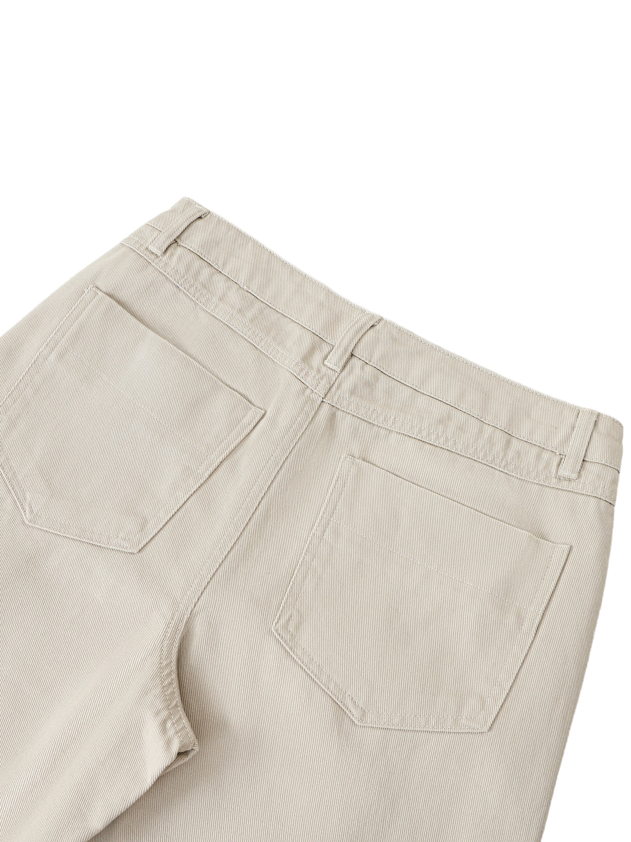 Heavyweight Cotton Straight - Pale Khaki