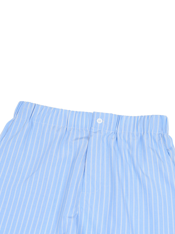 Striped Elastic Waist Shorts