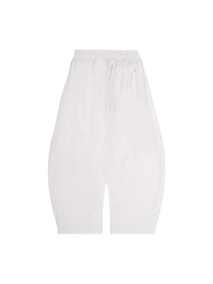 Barrel Pants — Stripe White