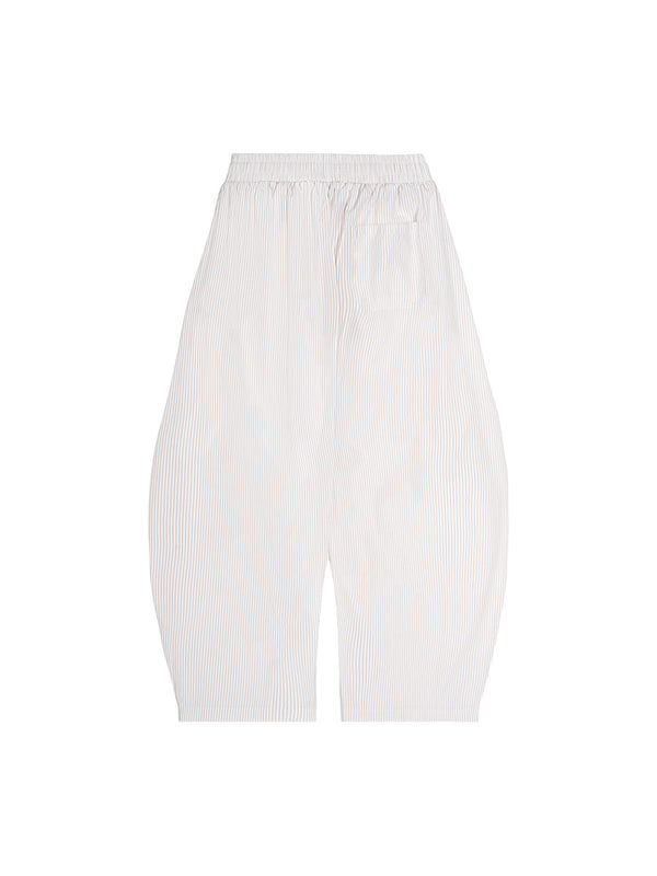Barrel Pants — Stripe White