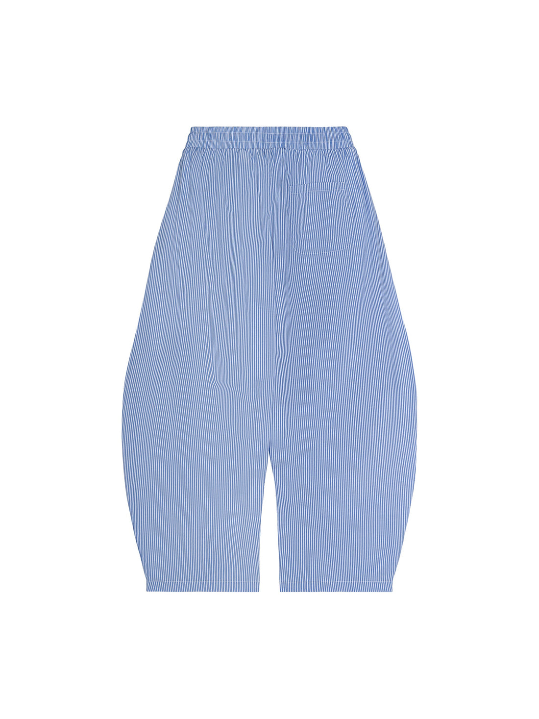 Drawstring Barrel Pants - Blue