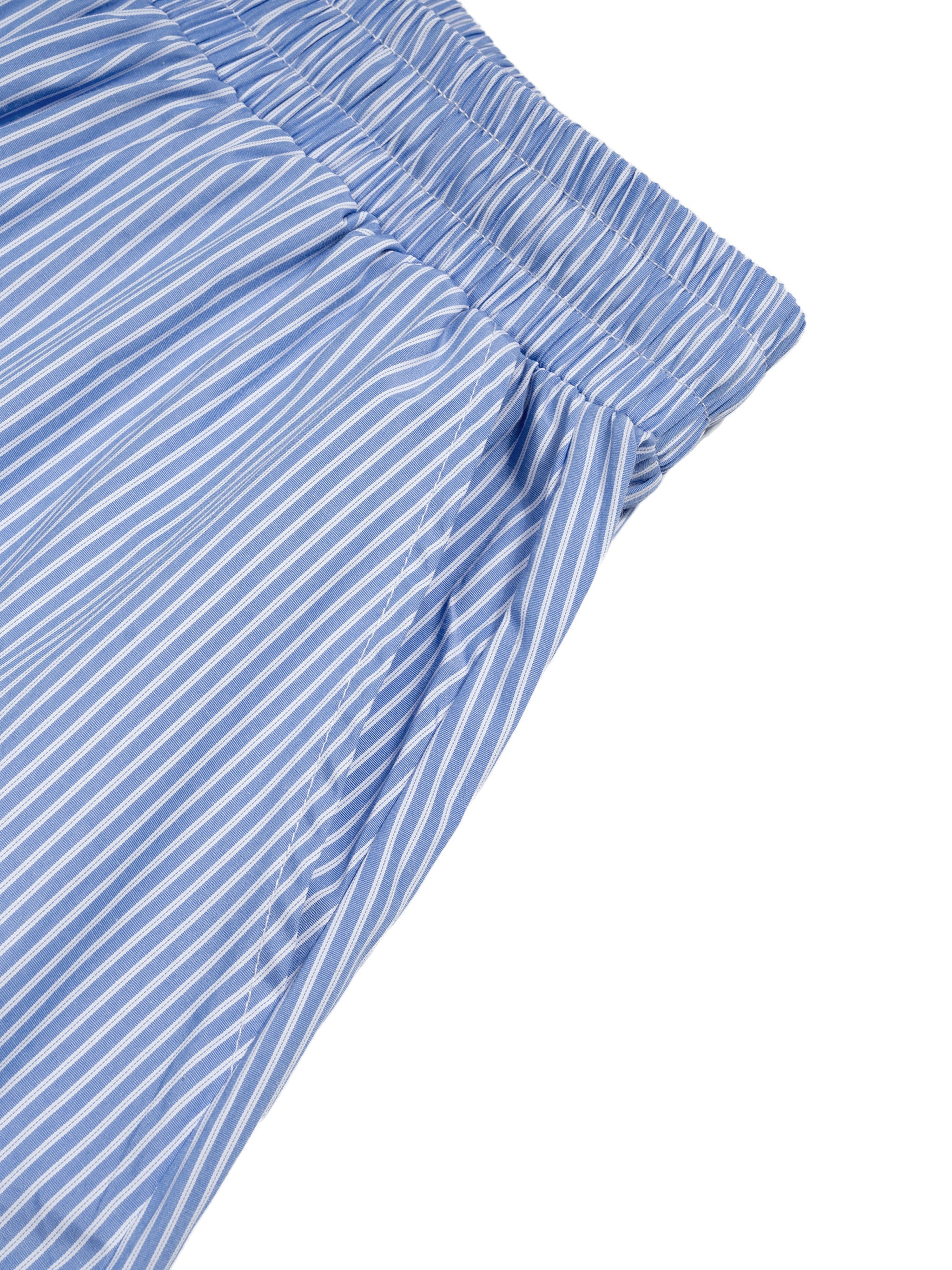 Drawstring Barrel Pants - Blue