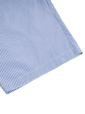 Drawstring Barrel Pants - Blue
