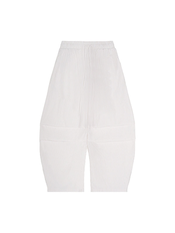 Barrel Pants — Stripe White