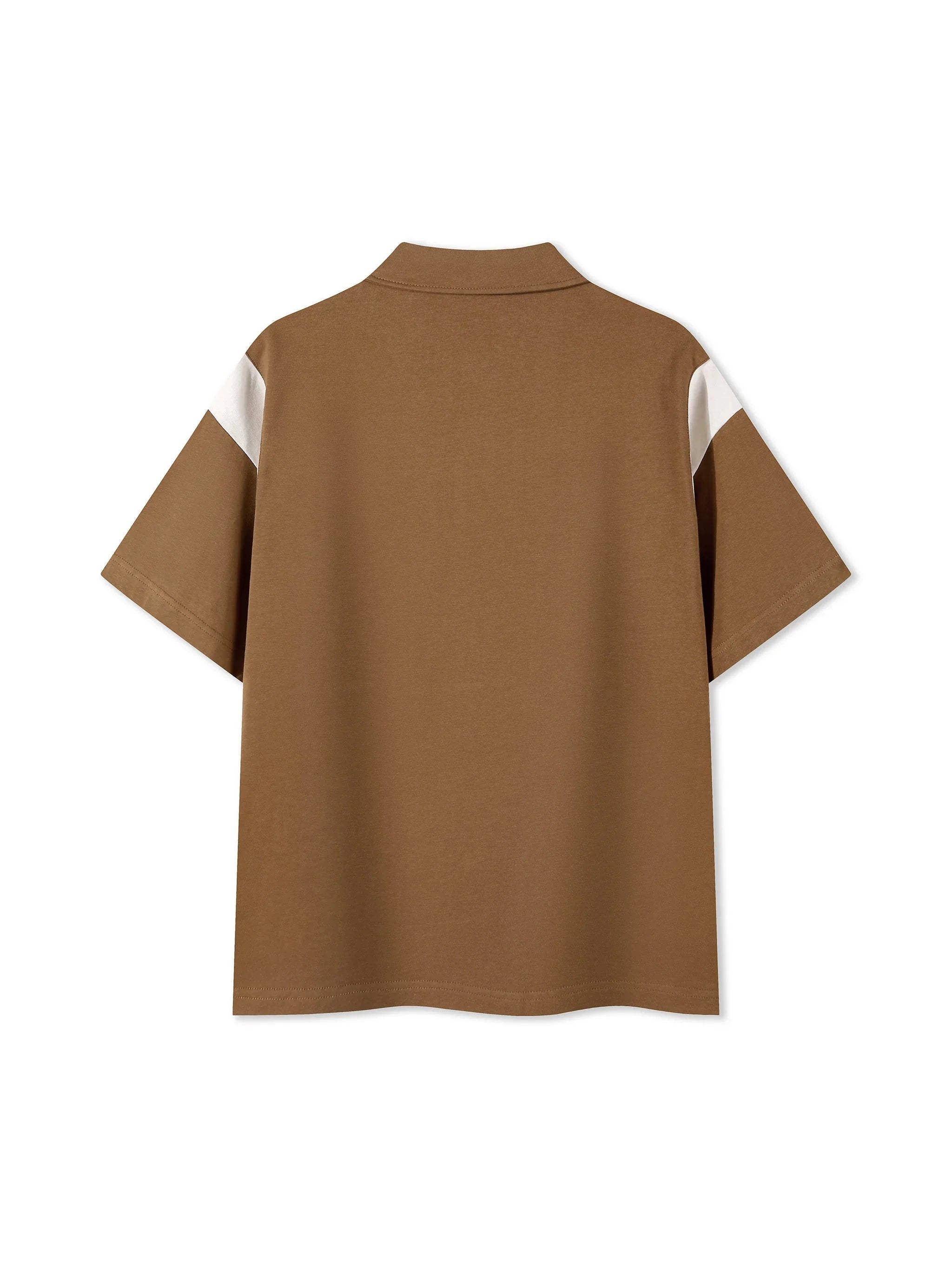 The Contrast Panel Polo