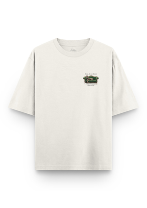 The Siesta Oversized Tee — Cream