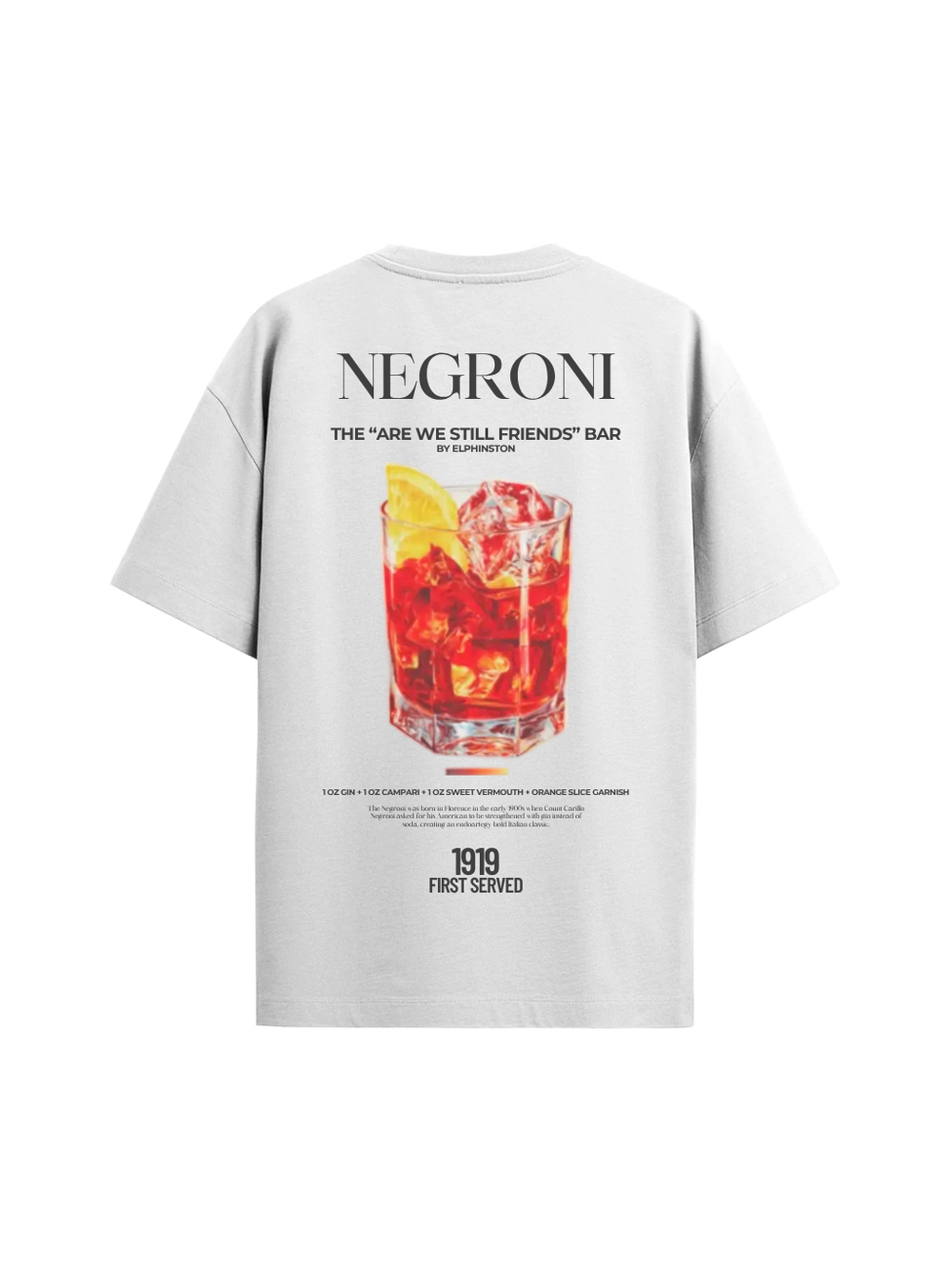 The Negroni Oversized Tee — White