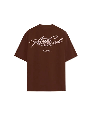 The Marrakech Oversized Tee — Brown