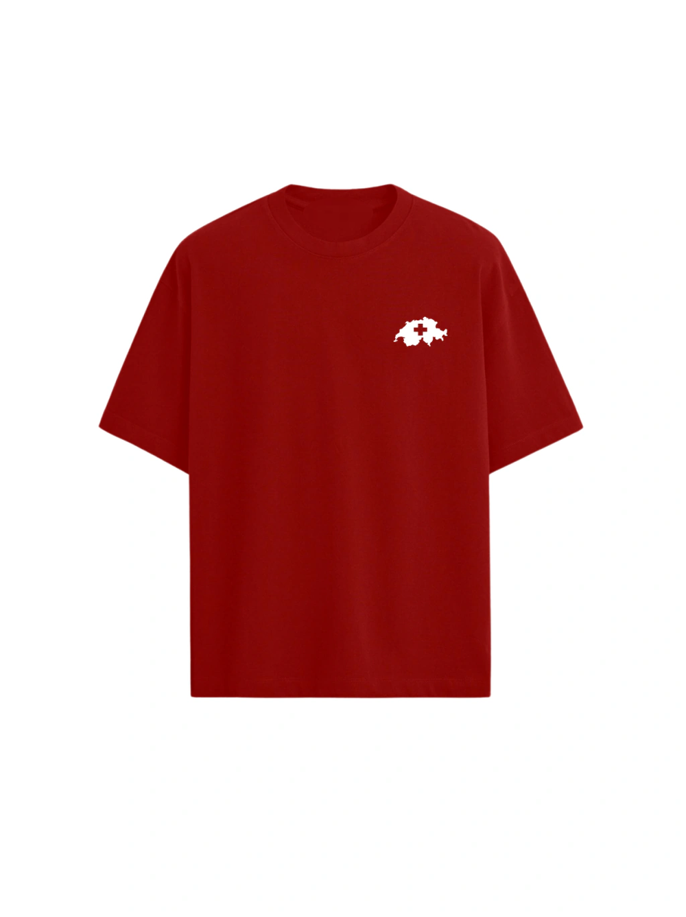 The Cavallo Oversized Tee — Red