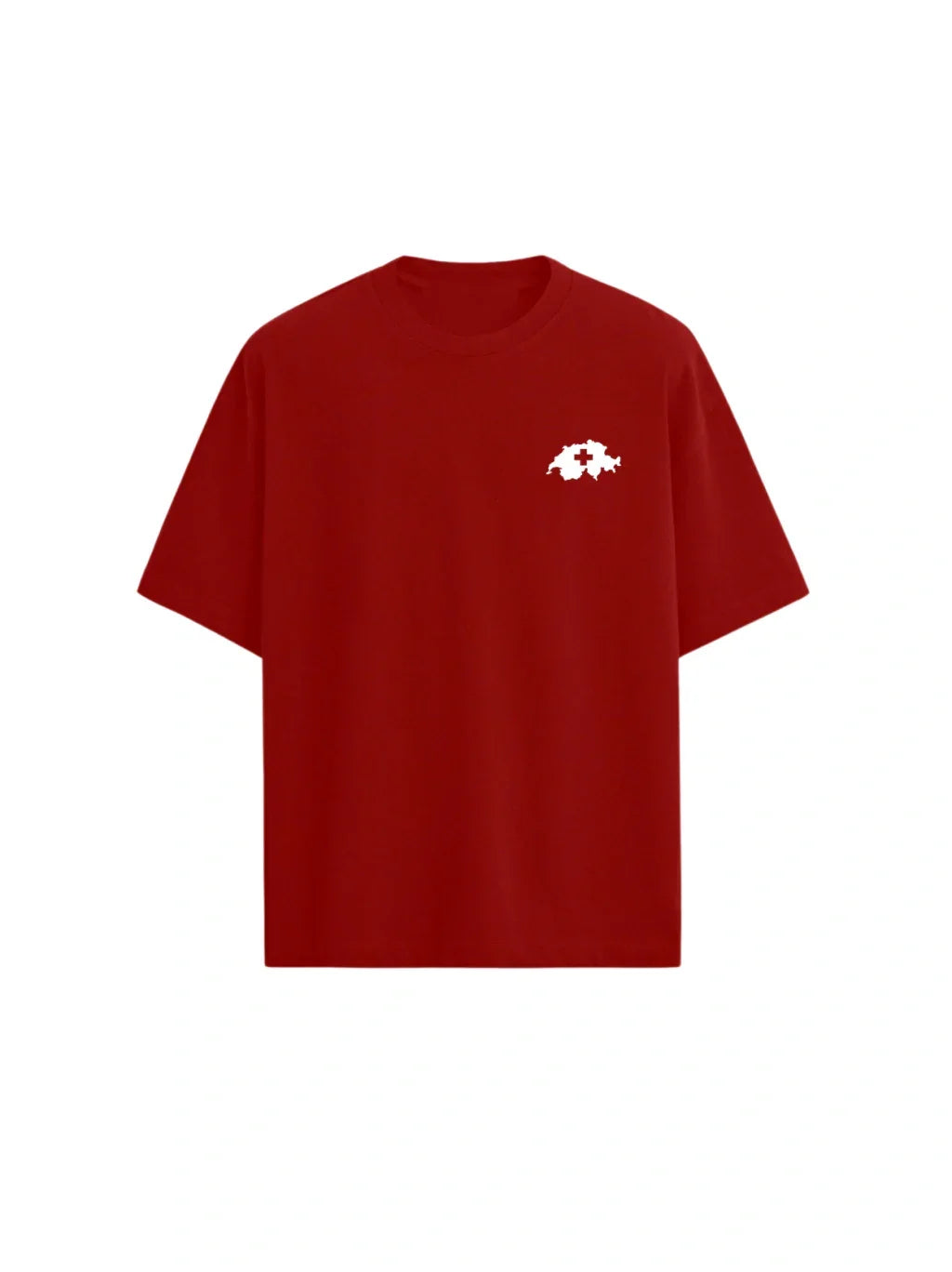 The Cavallo Oversized Tee — Red