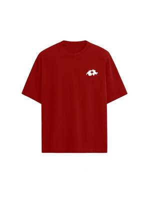 The Cavallo Oversized Tee — Red