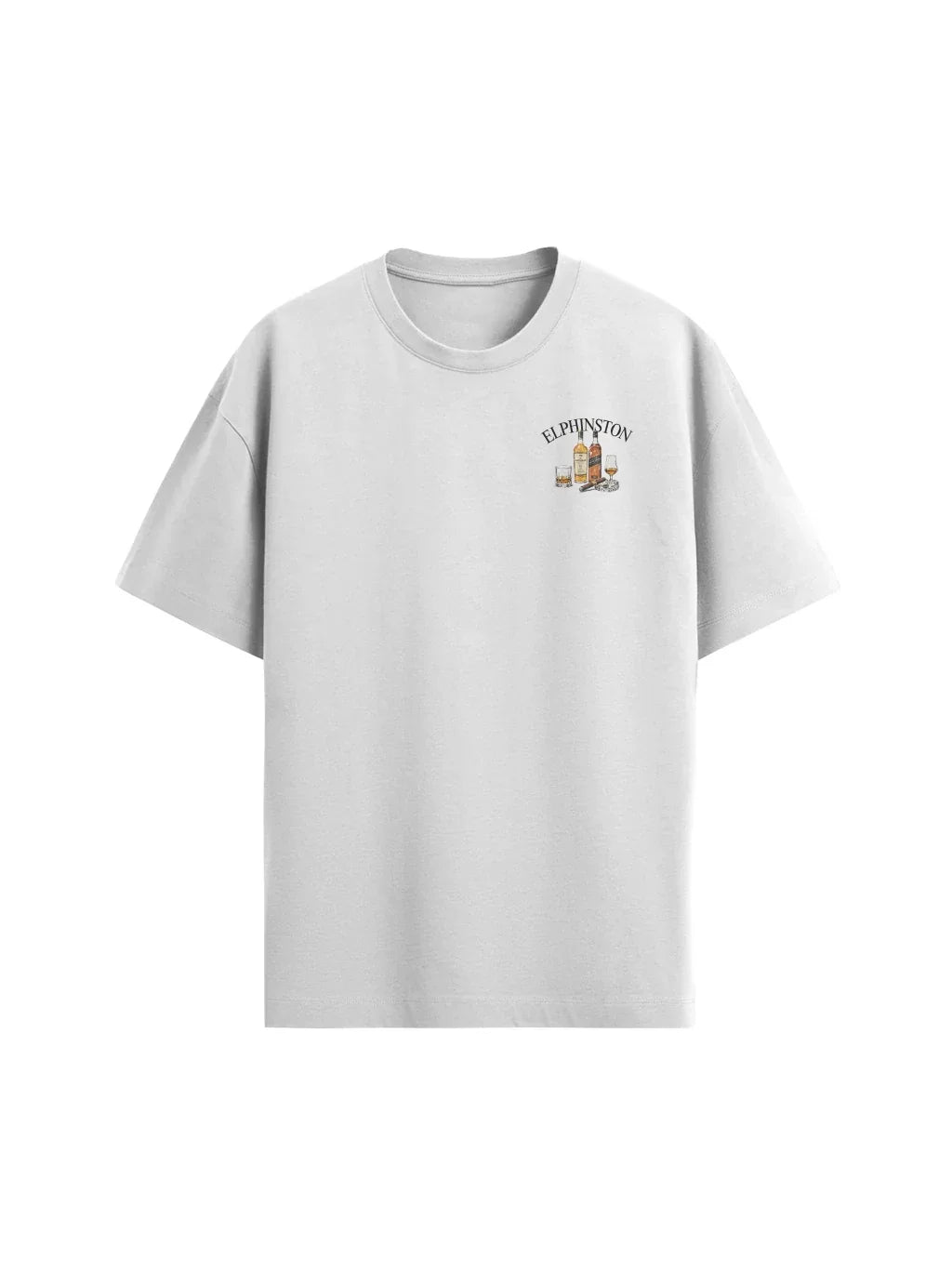 The Whisky Club Oversized Tee — White