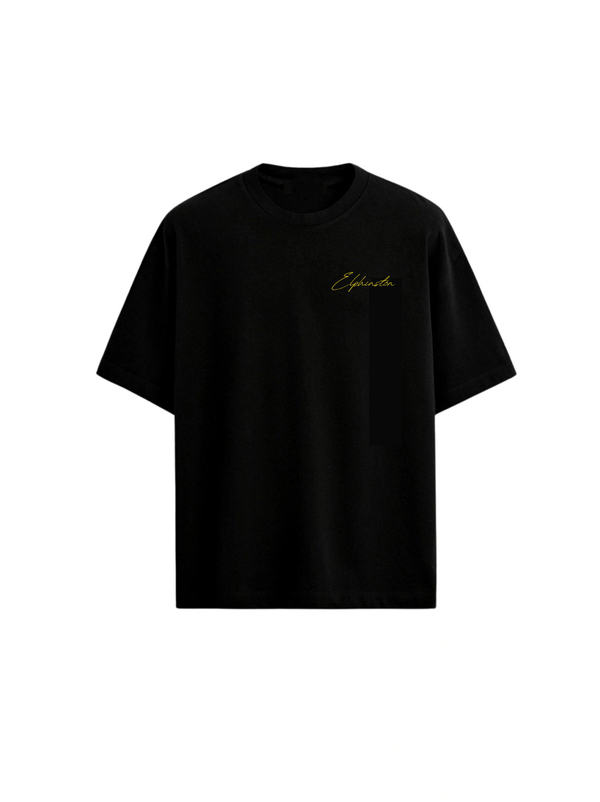 The La Noche Oversized Tee — Black