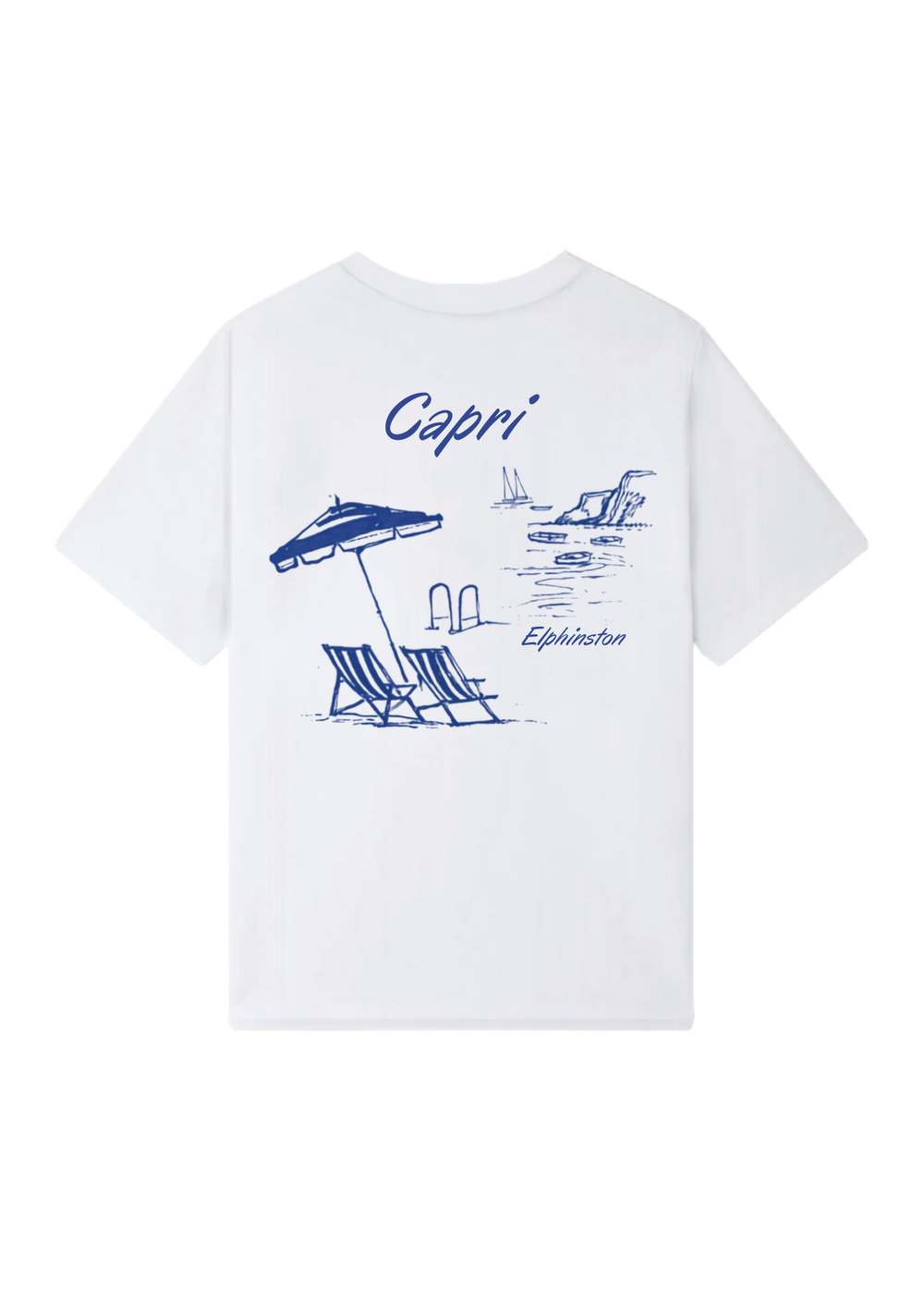 The Capri Oversized Tee — White