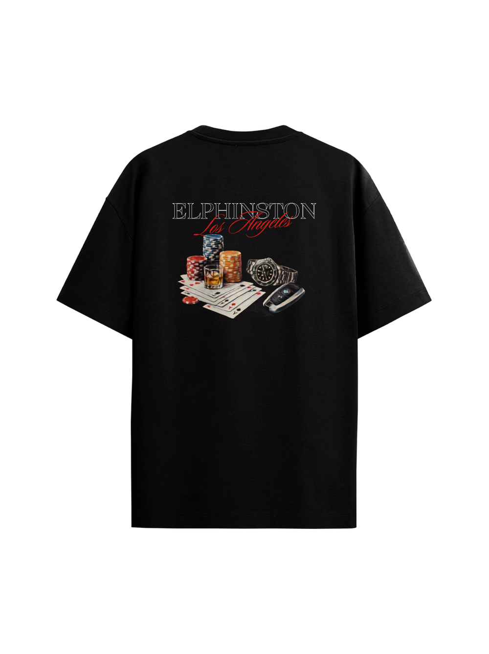 The Los Angeles Oversized Tee — Black