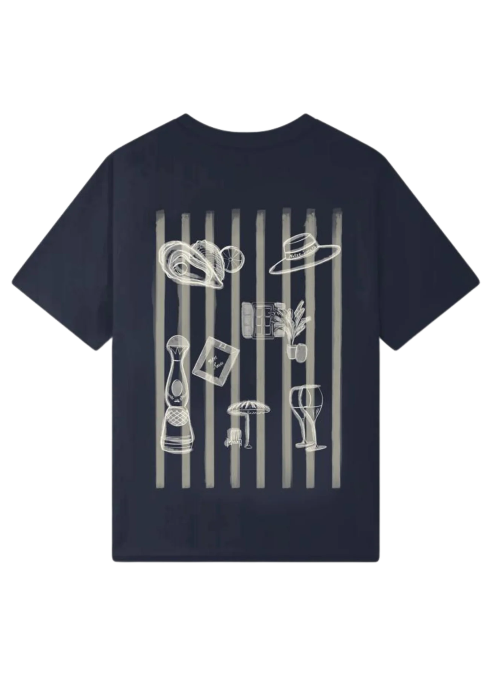 The Aperitivo Oversized Tee — Navy