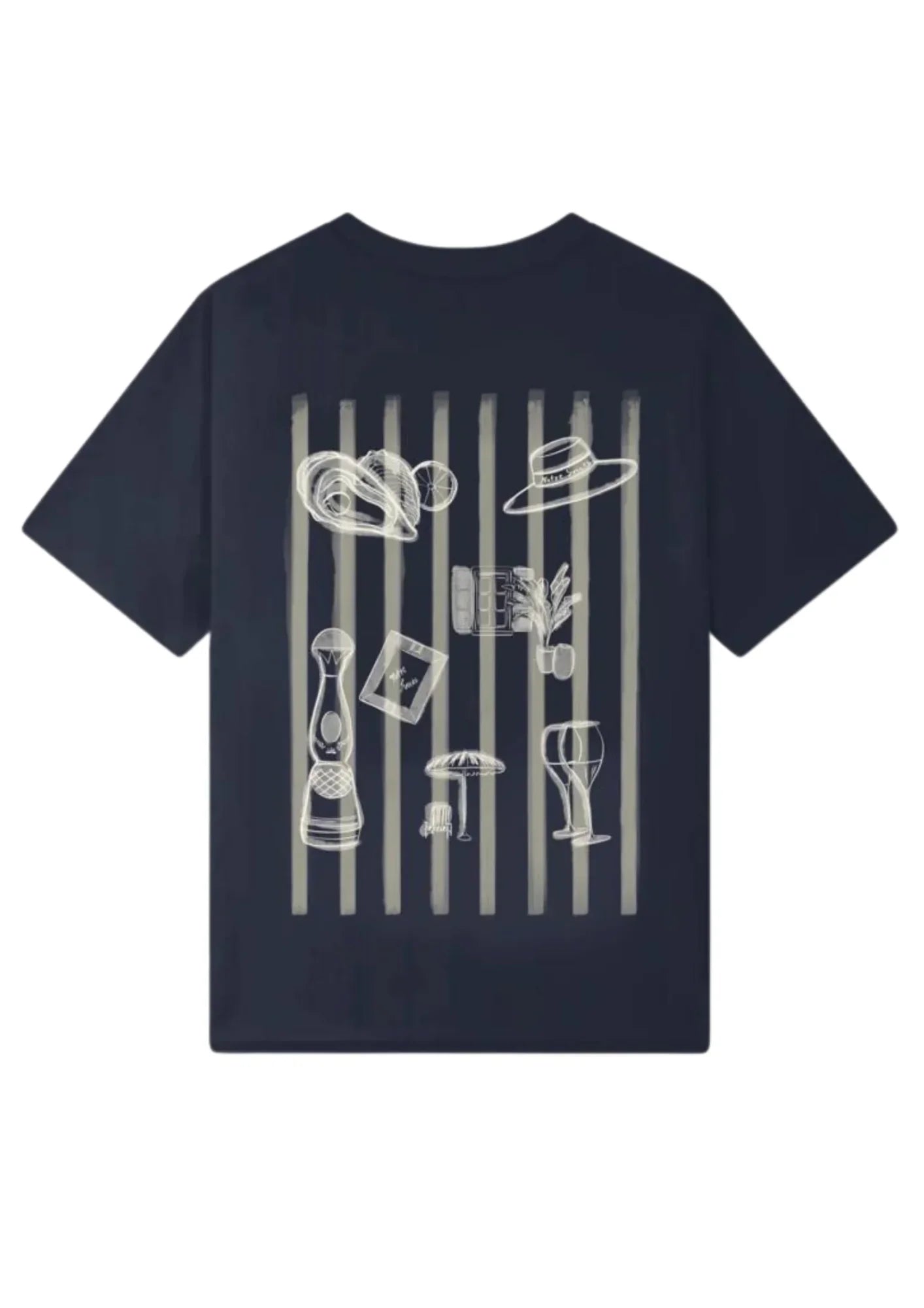 The Aperitivo Oversized Tee — Navy