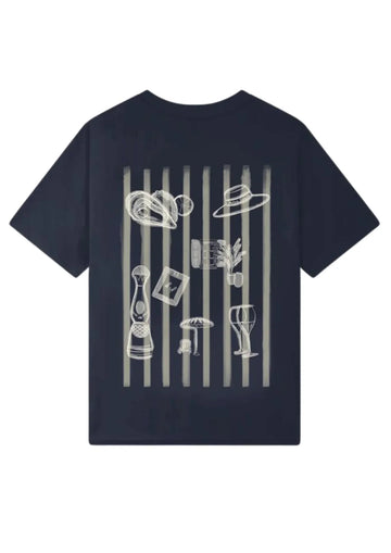 The Aperitivo Oversized Tee — Navy