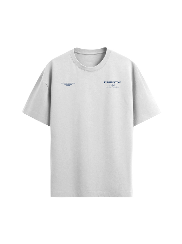 The Avenue Montaigne Oversized Tee — White