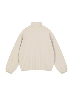 Stand Collar Jacket — Apricot