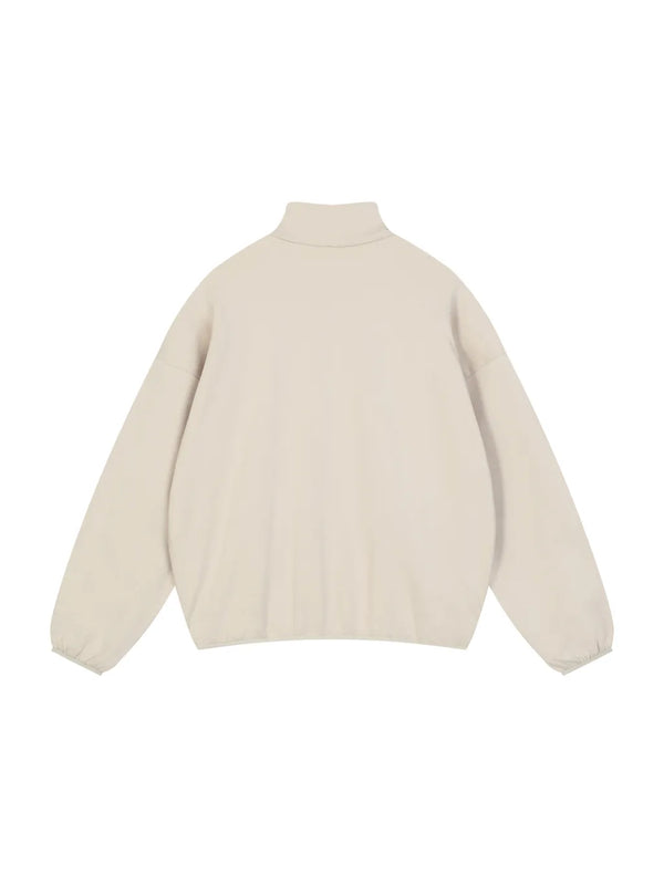 Stand Collar Jacket — Apricot