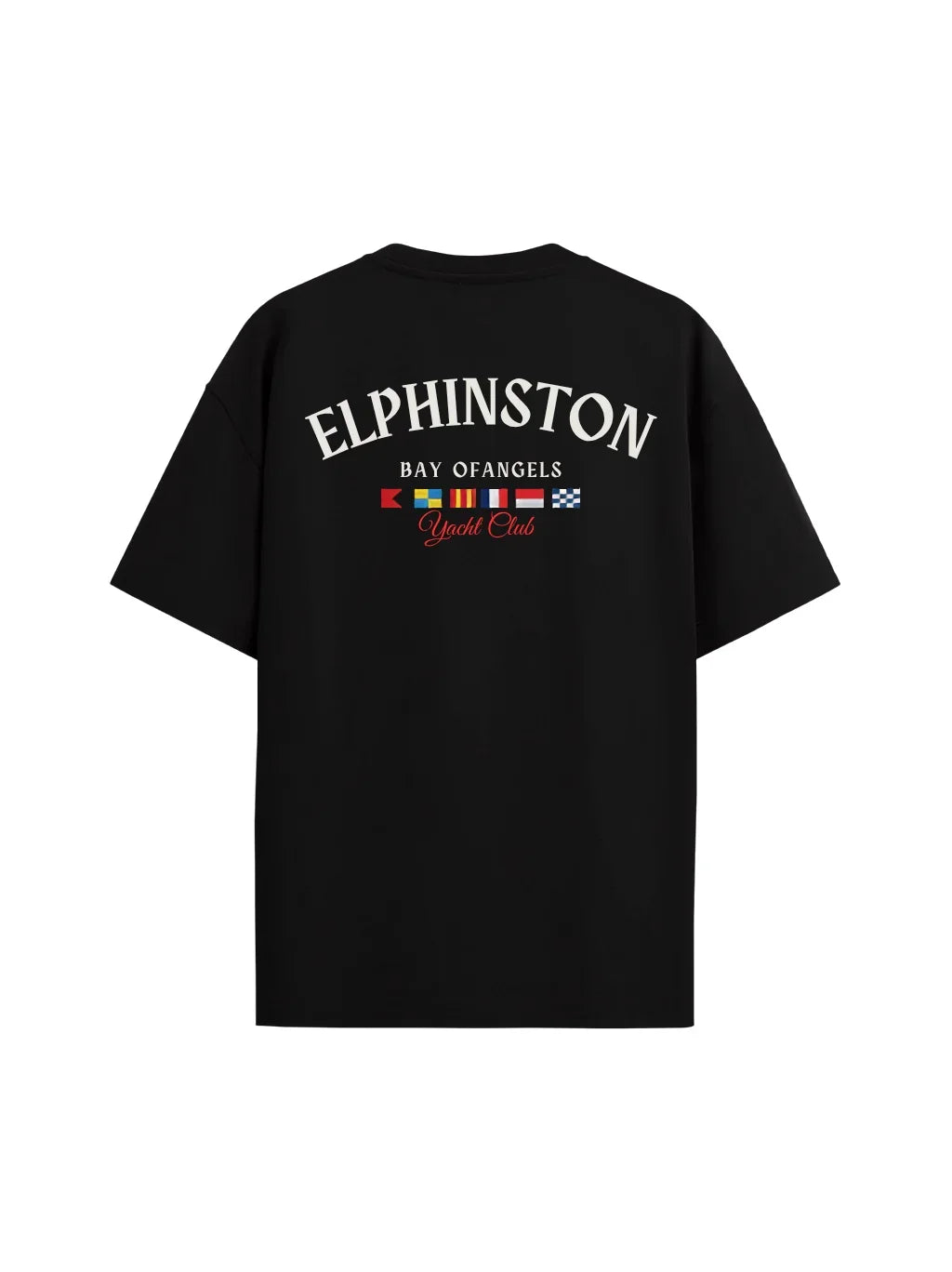 The Bay Of Angels Oversized Tee — Black