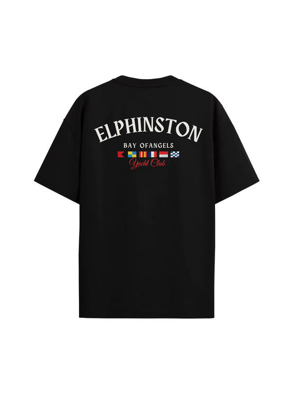The Bay Of Angels Oversized Tee — Black