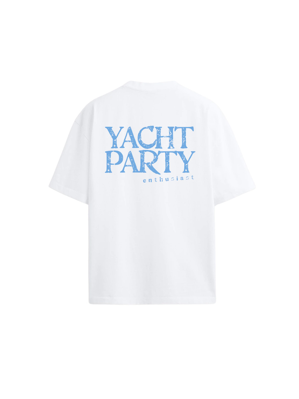 The Yacht Party Oversized Tee — White