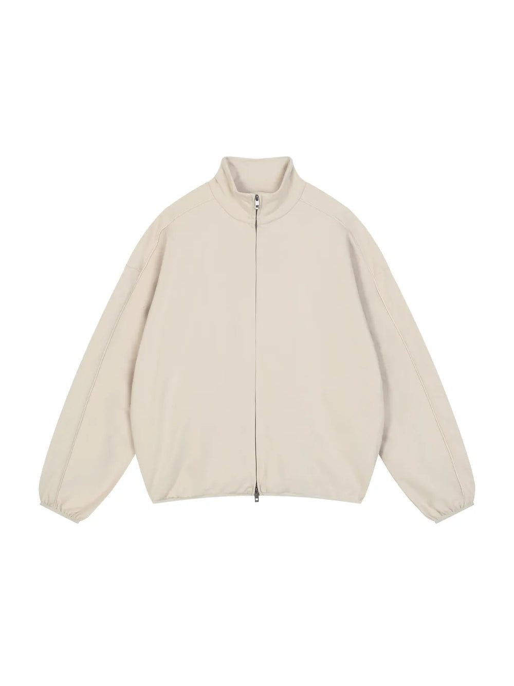 Stand Collar Jacket — Apricot